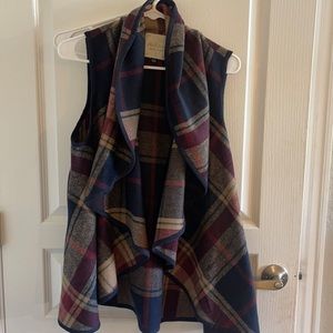 Wool/flannel vest